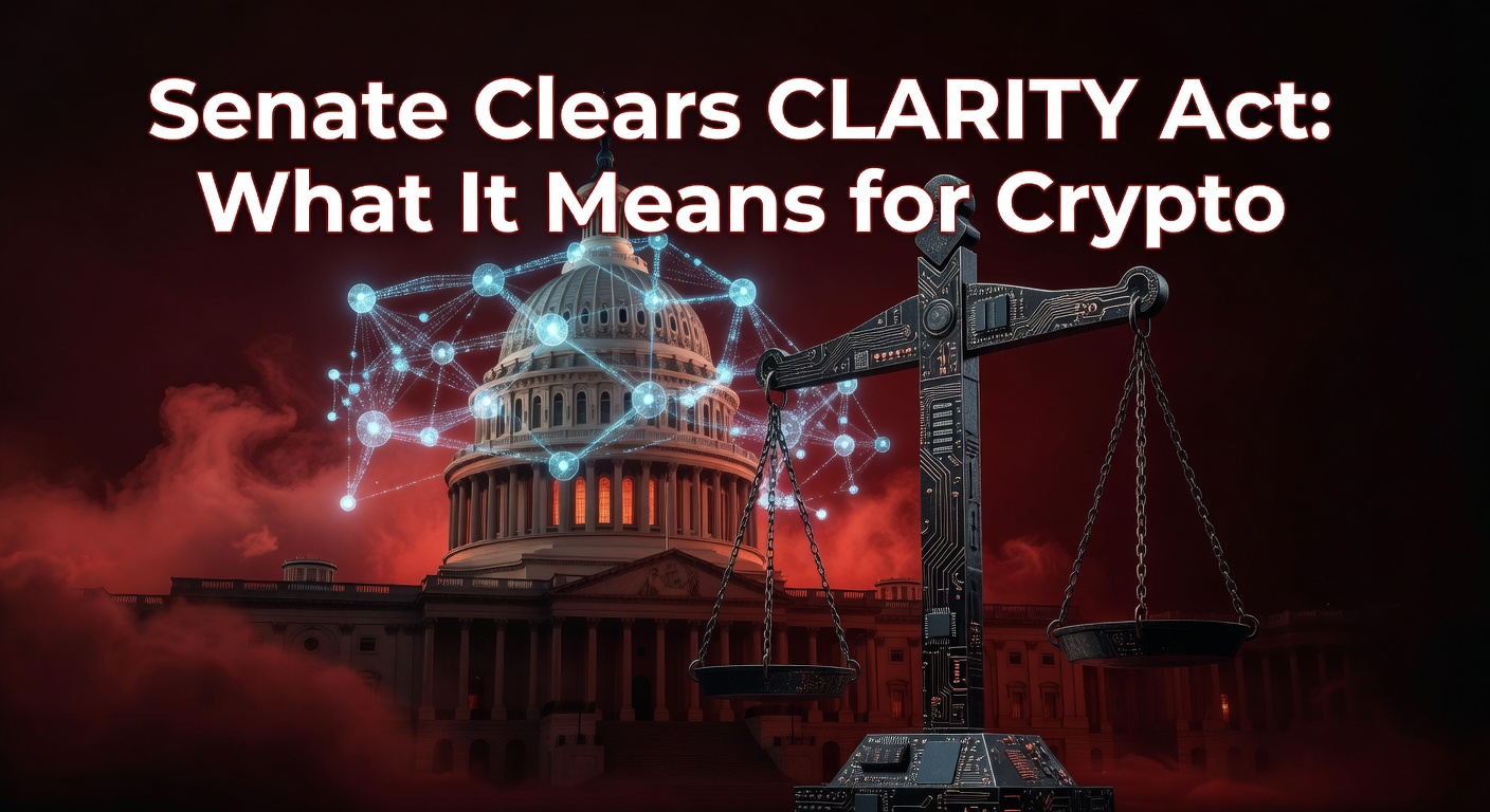 Senate Committee Clears CLARITY Act: What the 15-9 Vote Means for Crypto