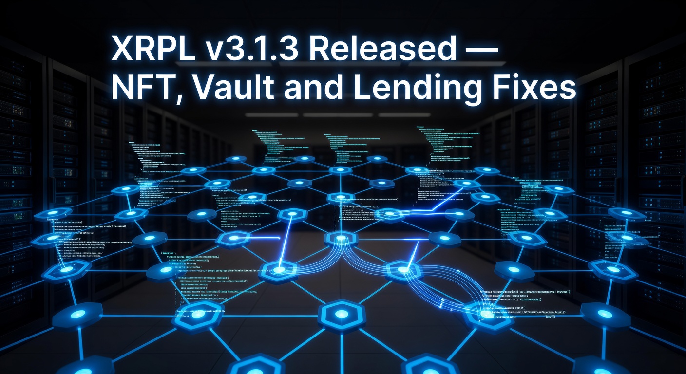 XRPL v3.1.3 Released: Critical Fixes for NFTs, Vaults, and the Lending Protocol